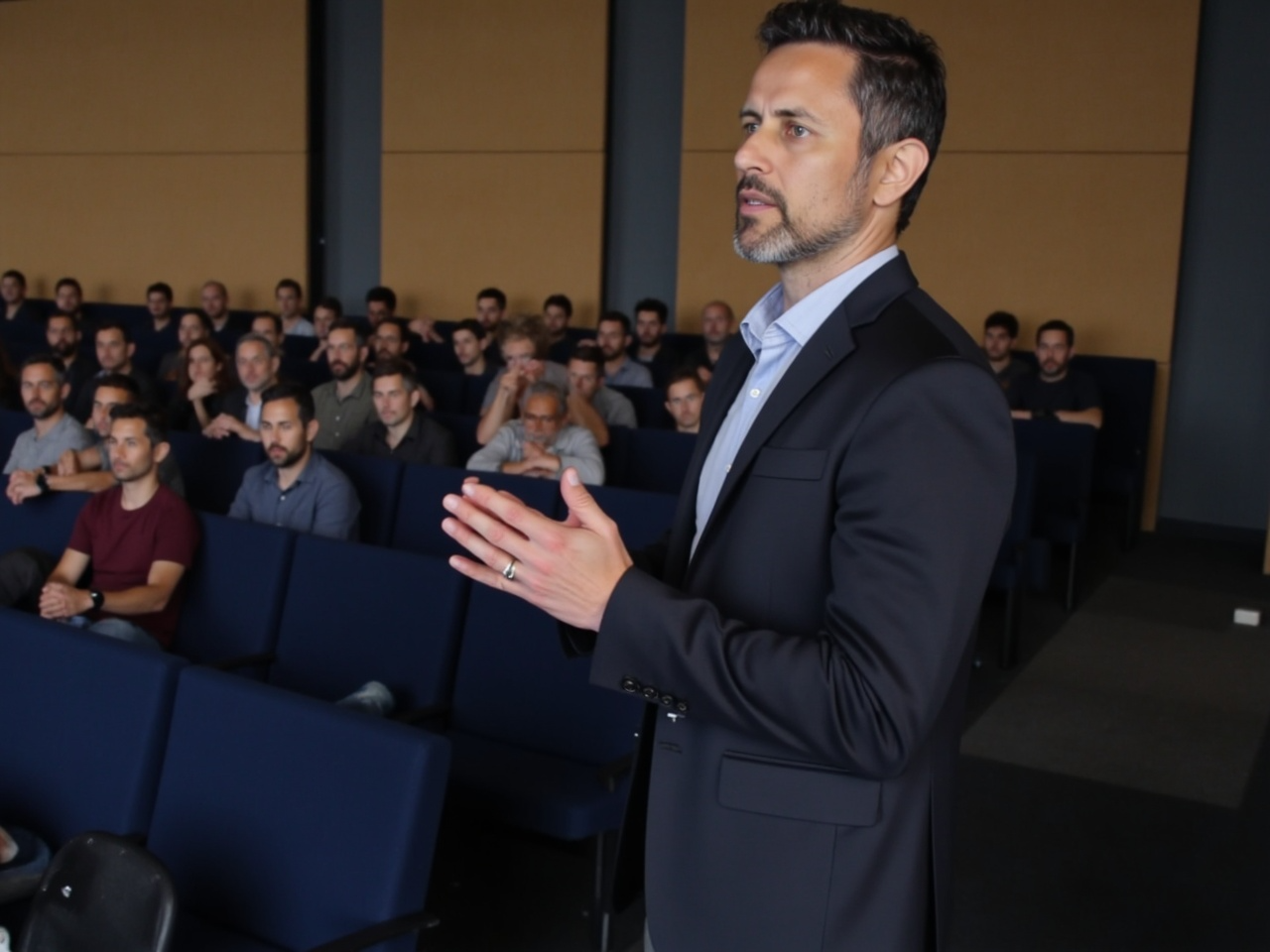 freepik a medium shot captures a presentation in progress 49540