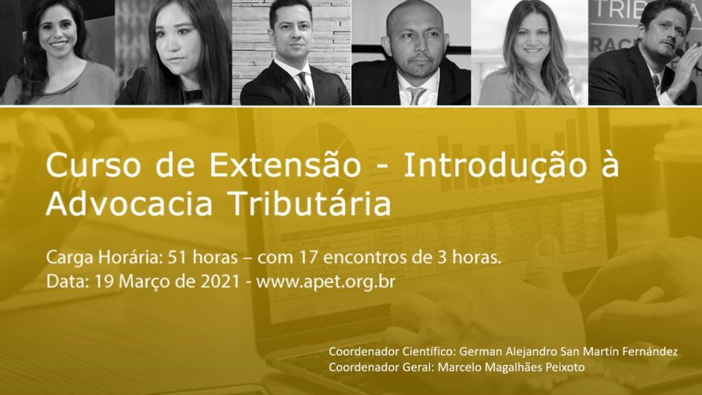 Cursos de Direito Tributário da APET