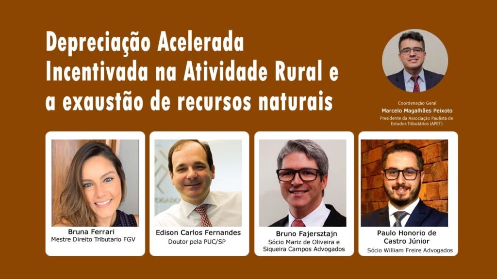 Depreciação Acelerada Incentivada na Atividade Rural e a exaustão de recursos naturais