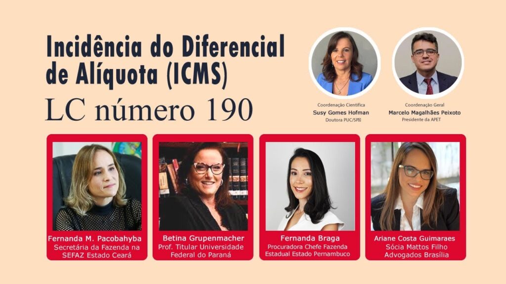 Incidência do Diferencial de Alíquota (ICMS) - LC número 190