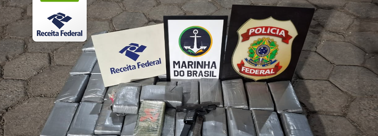 Receita Federal apreende 134 kg de cocaina no Porto de