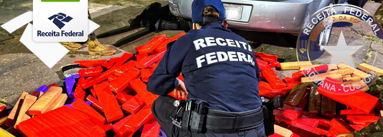 Receita Federal apreendeu cerca de 6 toneladas de drogas em