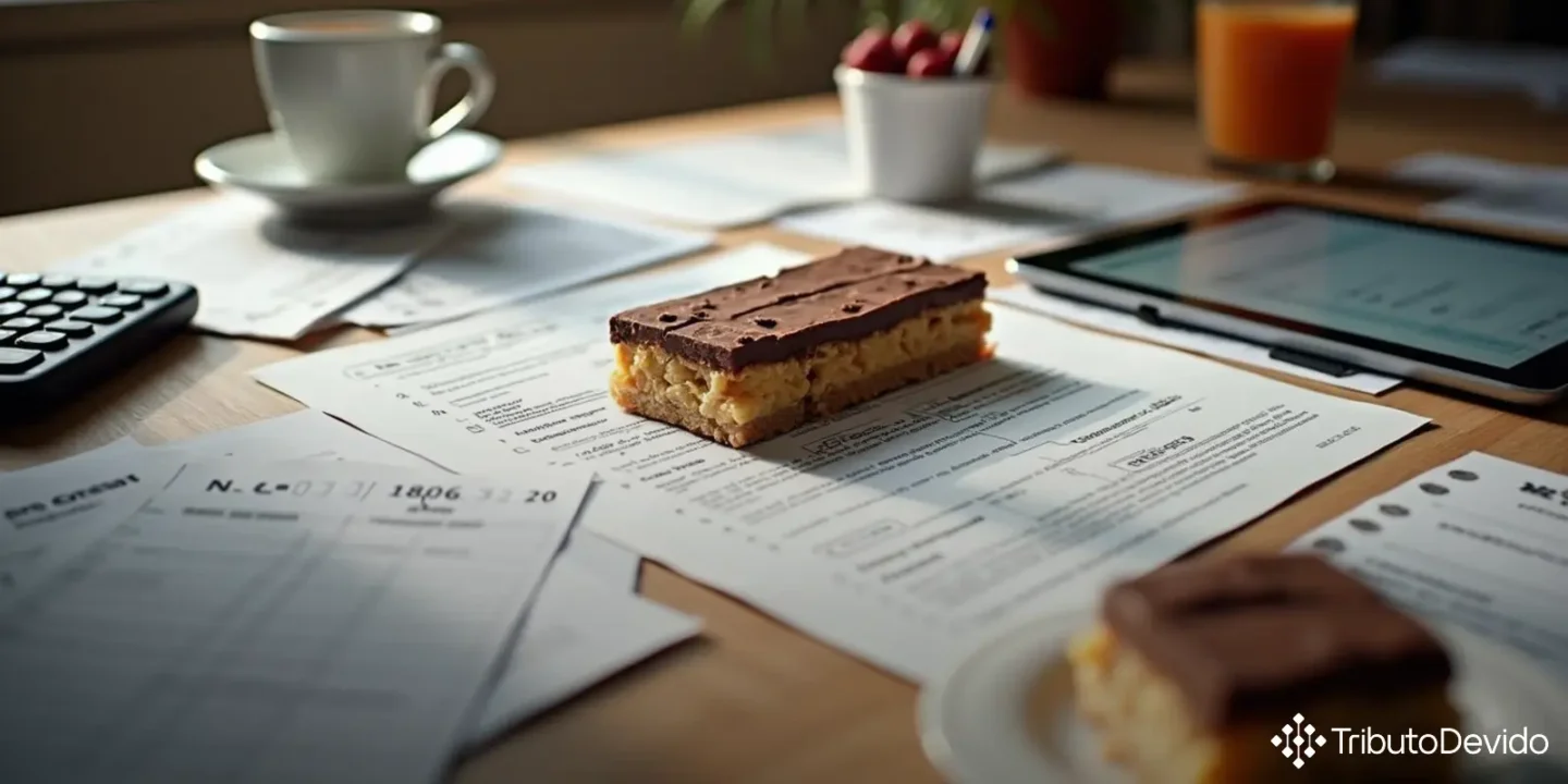 classificação fiscal de barras com cobertura parcial de chocolate