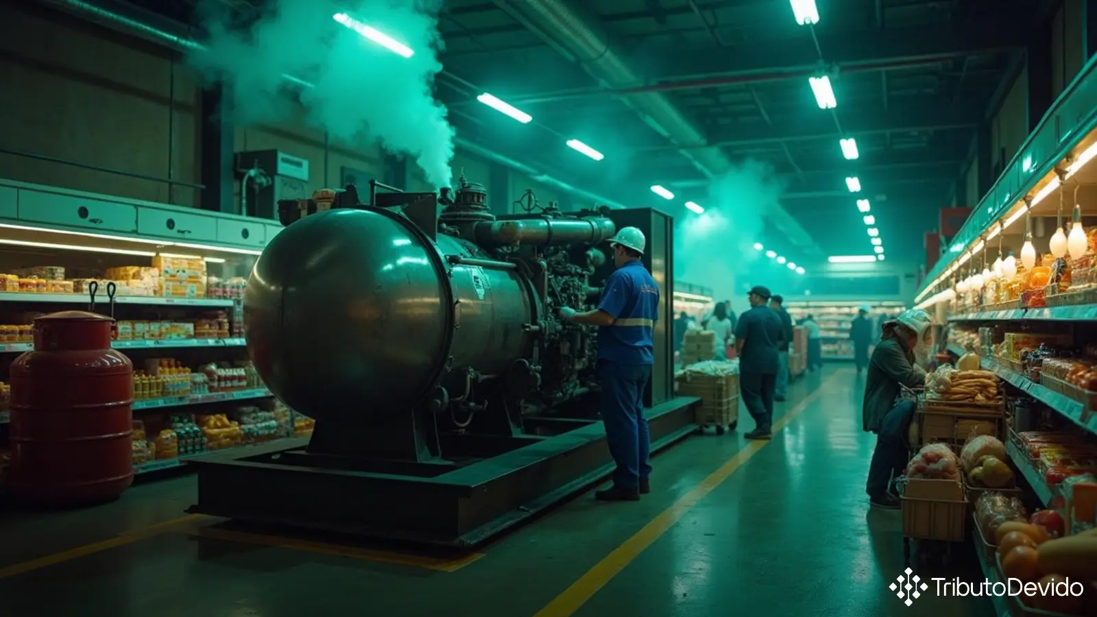 Vedação de crédito de PIS/COFINS sobre óleo combustível para geradores em supermercados