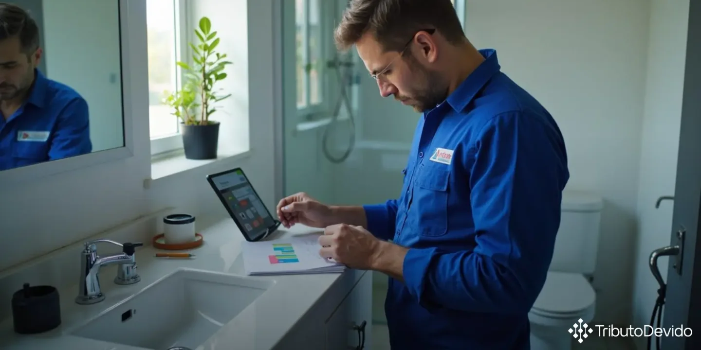 tributação de serviços de instalação e manutenção hidráulica no Simples Nacional