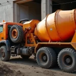 Classificação NCM de betoneira autopropulsada para canteiro de obras