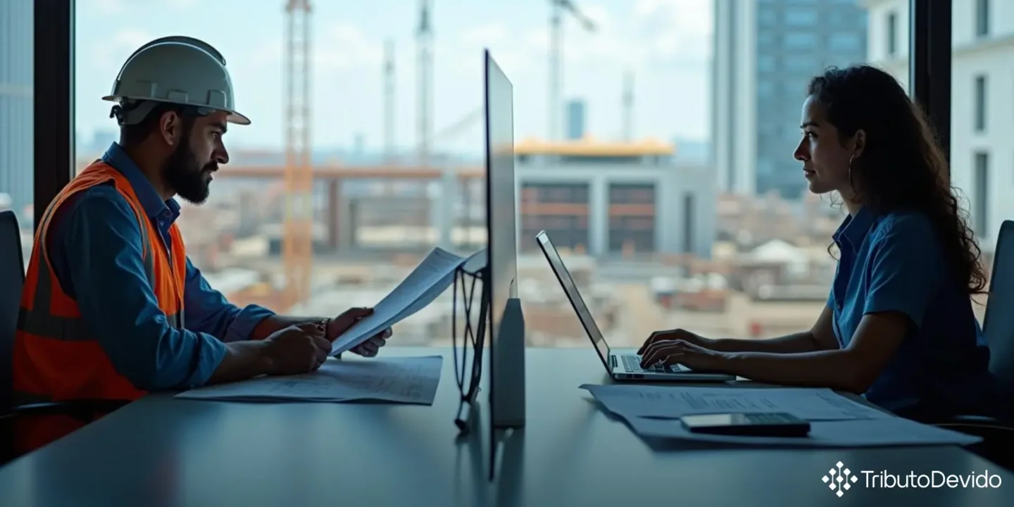 CPRB sobre funcionários da área administrativa na construção civil