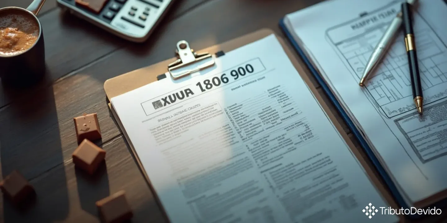 classificação fiscal de cobertura de chocolate ao leite na NCM