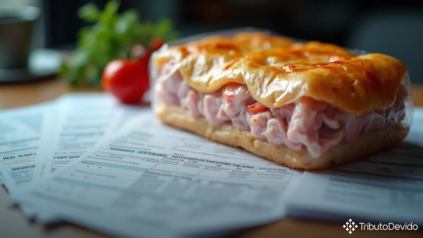 Classificação fiscal de lasanha congelada recheada com frango na NCM