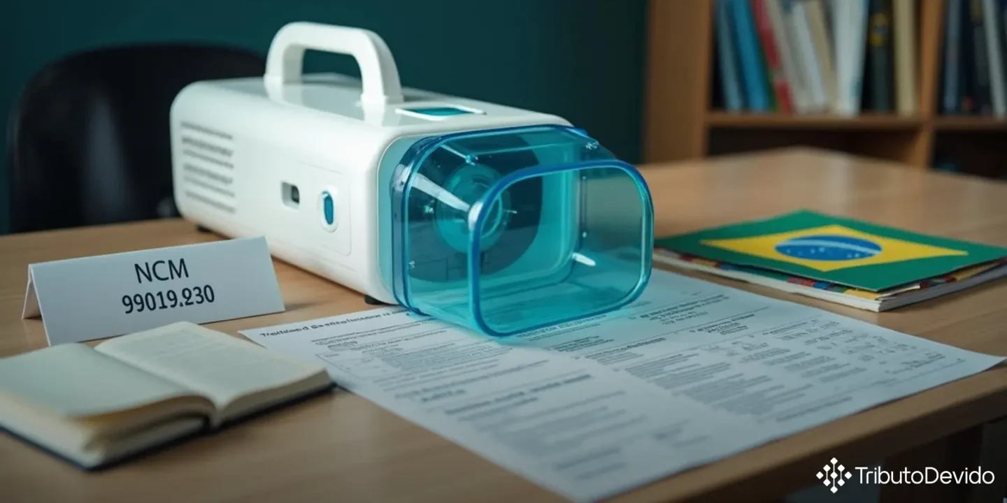 Classificação fiscal de ventilador pulmonar na NCM 9019.20.30