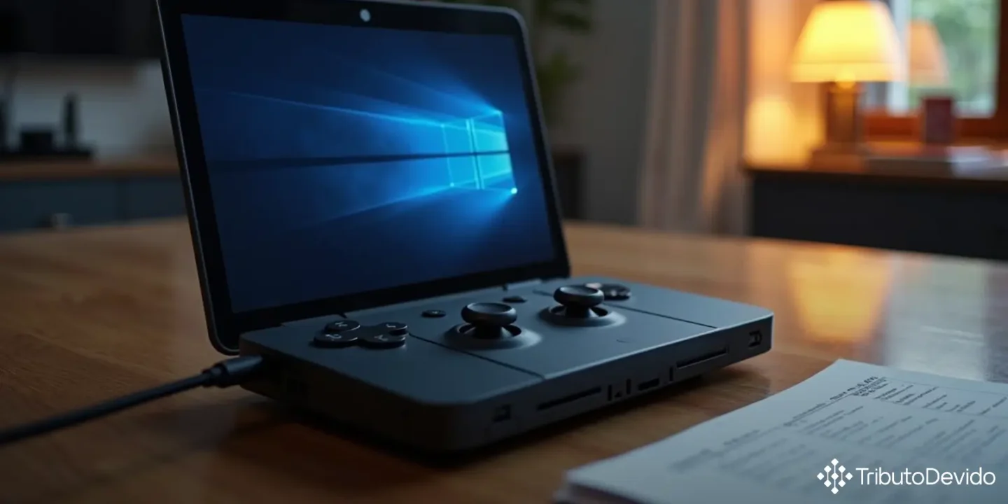 Classificação fiscal de consoles portáteis com Windows 11