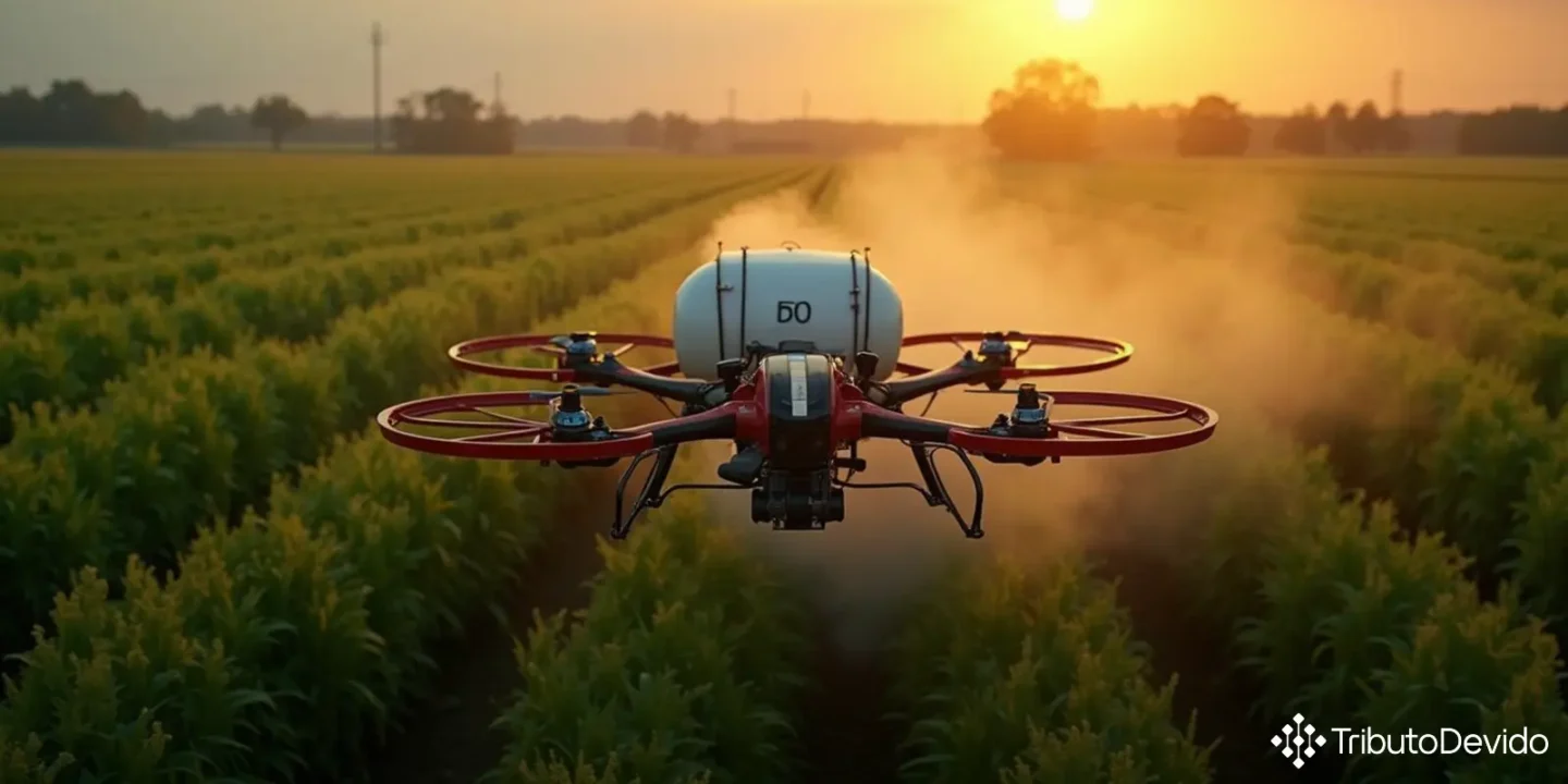 Classificação fiscal de drone agrícola