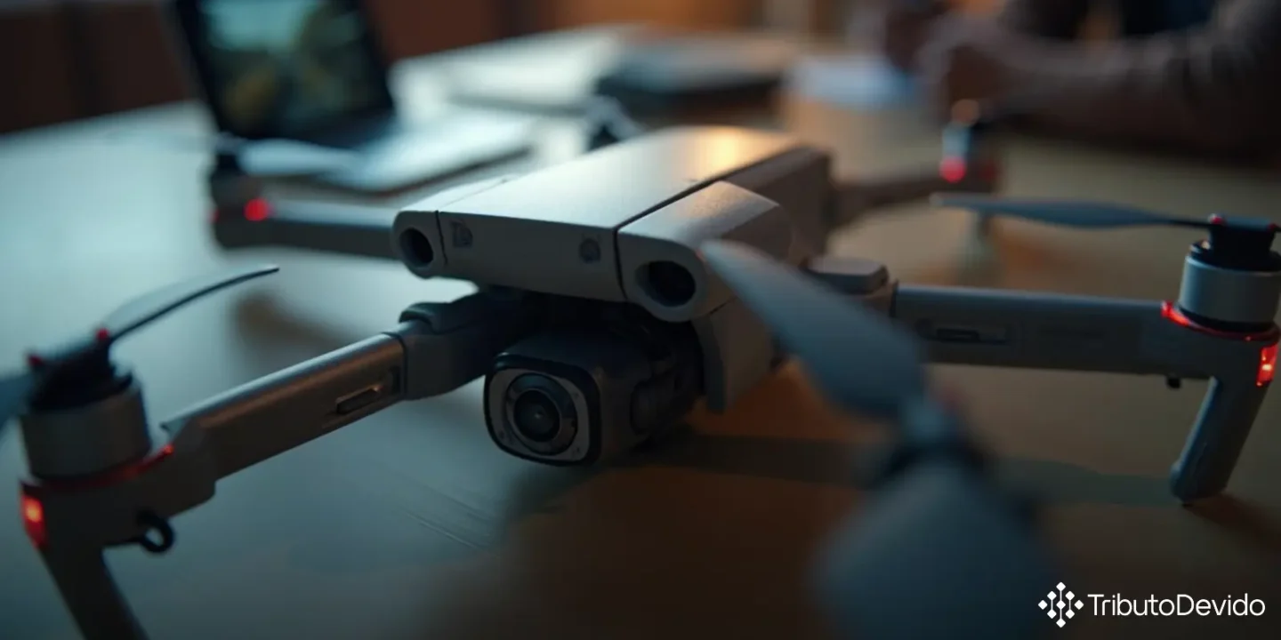 Classificação fiscal de drone com câmera integrada
