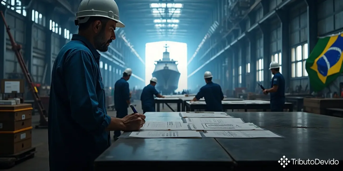 Suspensão de PIS/PASEP e COFINS em vendas para estaleiros navais