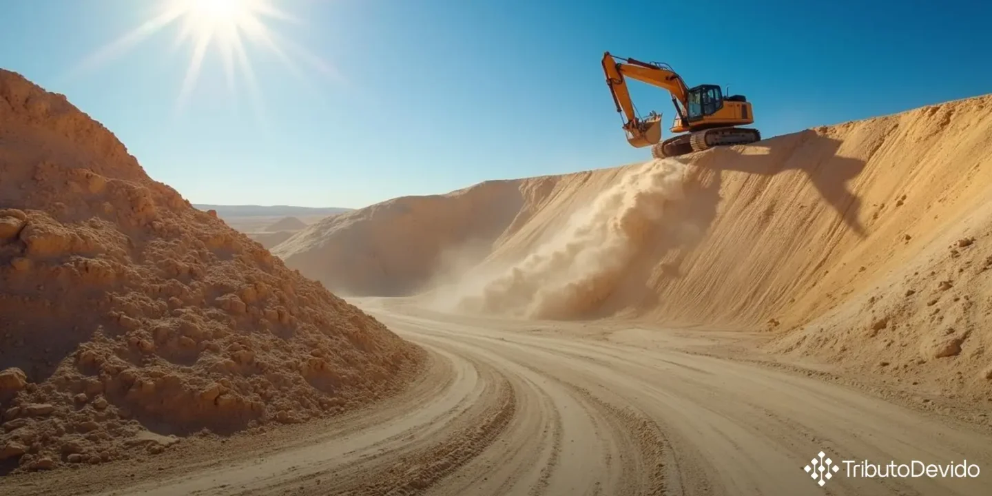 extração de areia não incide IPI