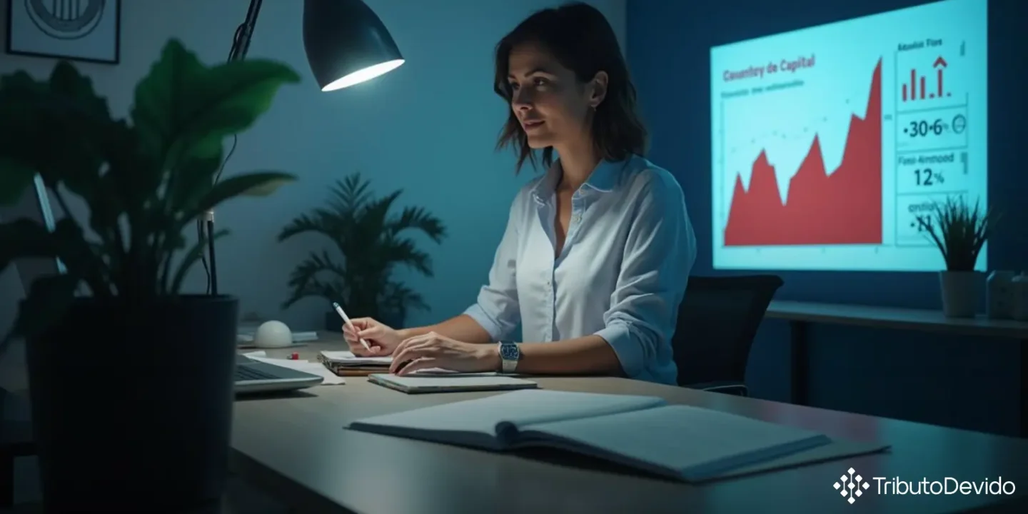 ganho de capital registrado no patrimônio líquido