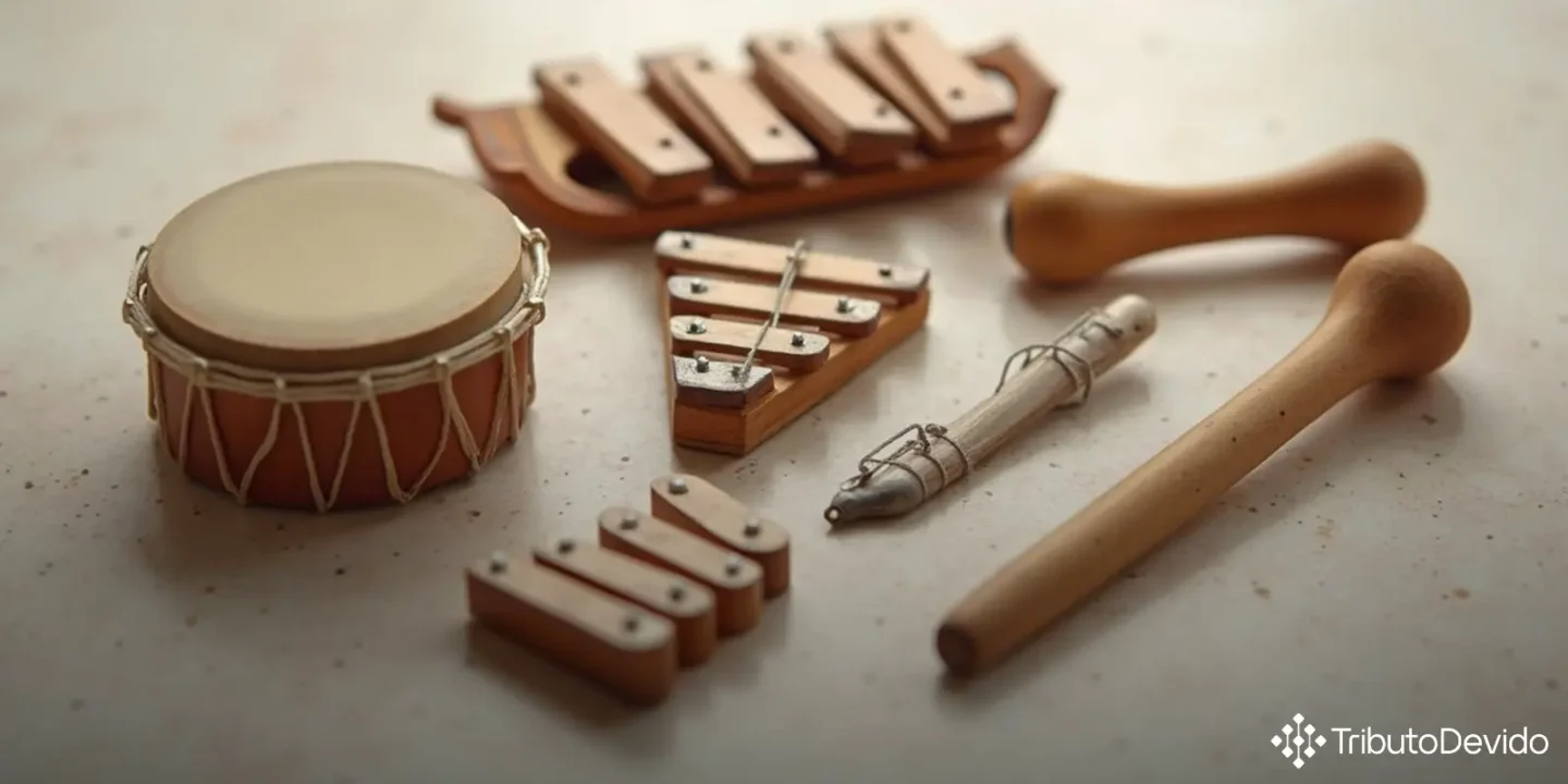classificação fiscal de instrumentos musicais infantis de percussão na NCM
