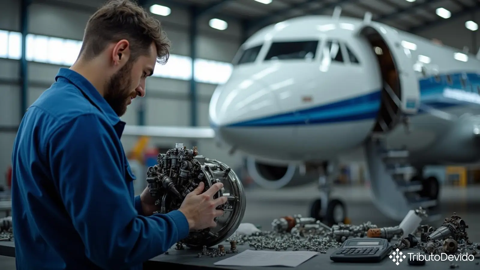 Contribuição sobre Receita Bruta de peças utilizadas na manutenção de aeronaves