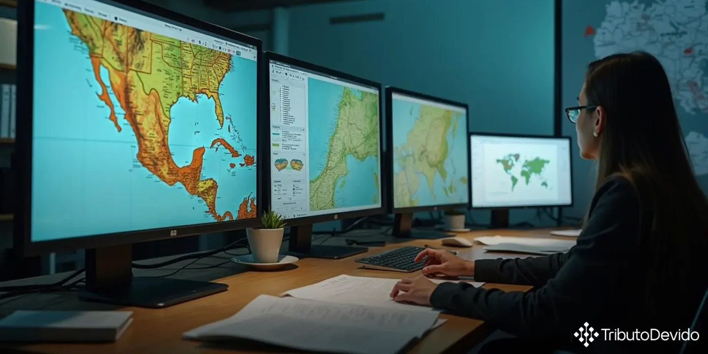 retenção de tributos em sistemas de mapas e geolocalização