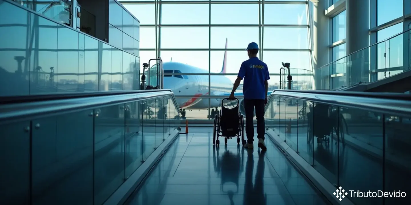 classificação fiscal de passarelas de embarque para passageiros em aeroportos