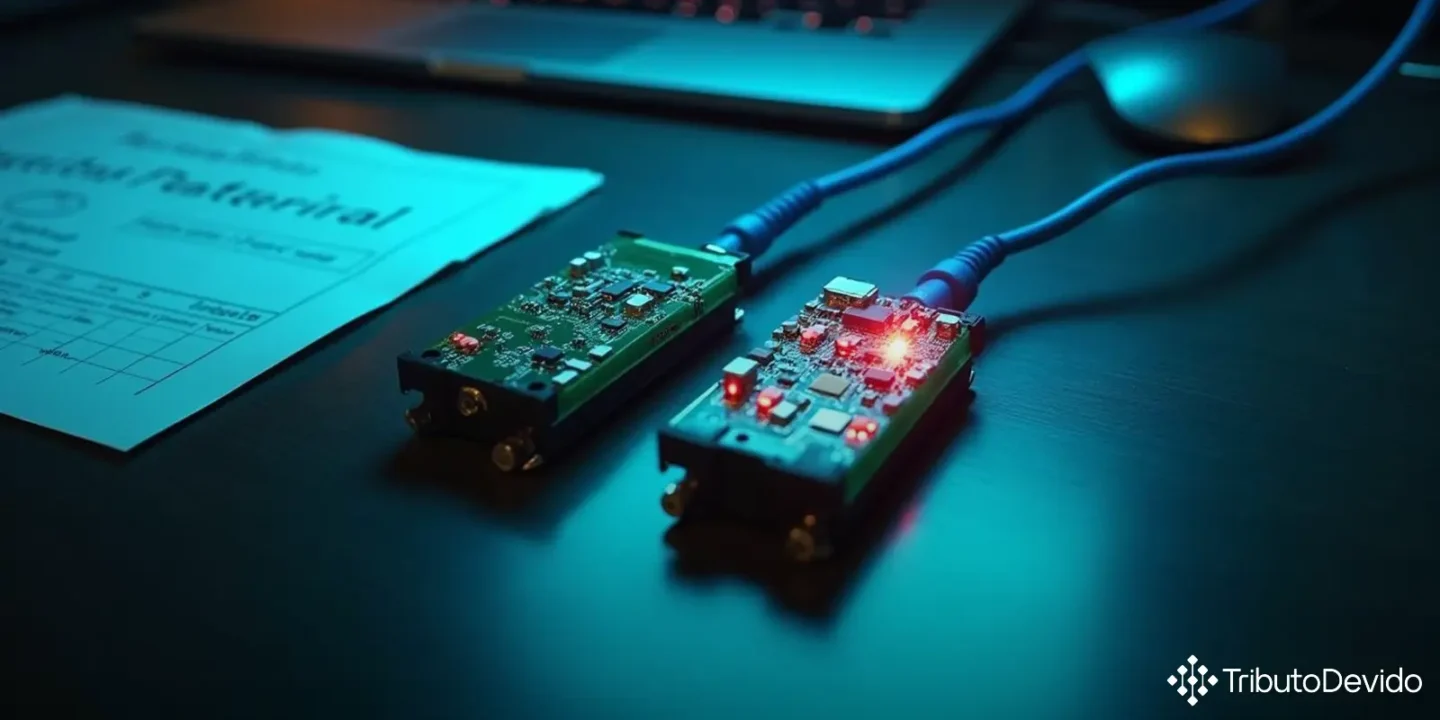 Classificação fiscal de transceptores ópticos para telecomunicação digital na NCM