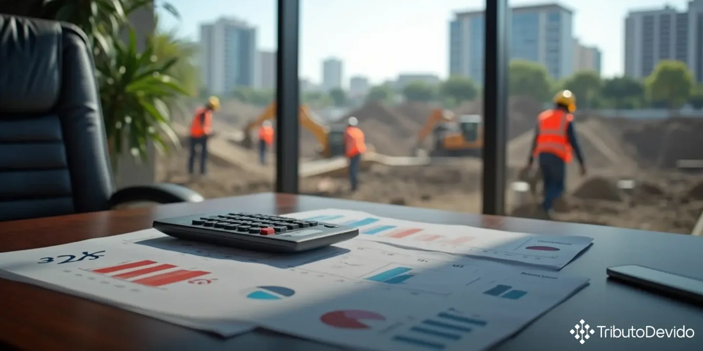 Aplicação de 32% para IRPJ e CSLL em serviços de construção por concessionárias