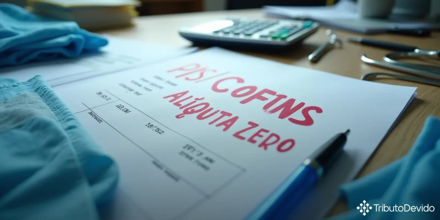 vedação de créditos de PIS/COFINS em produtos médicos com alíquota zero