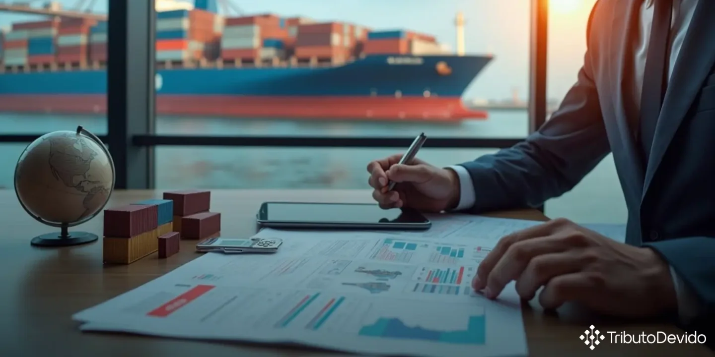 Tributação de serviços internacionais de frete e despacho aduaneiro