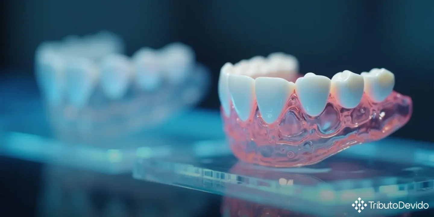 produção de alinhadores ortodônticos transparentes