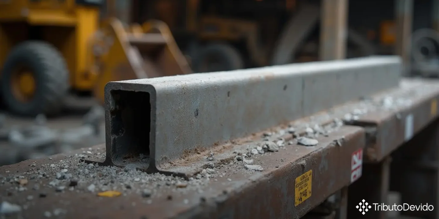 classificação fiscal de barras de desgaste para caçambas de escavadeiras