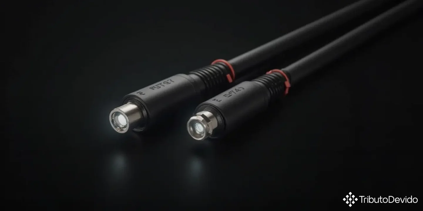 Classificação fiscal de cabos elétricos com conectores