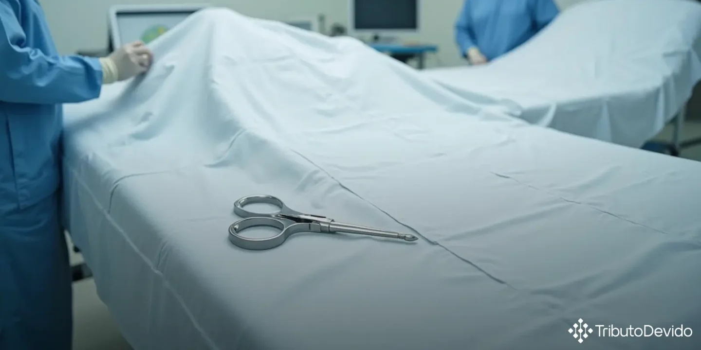 Classificação fiscal de campo operatório descartável estéril