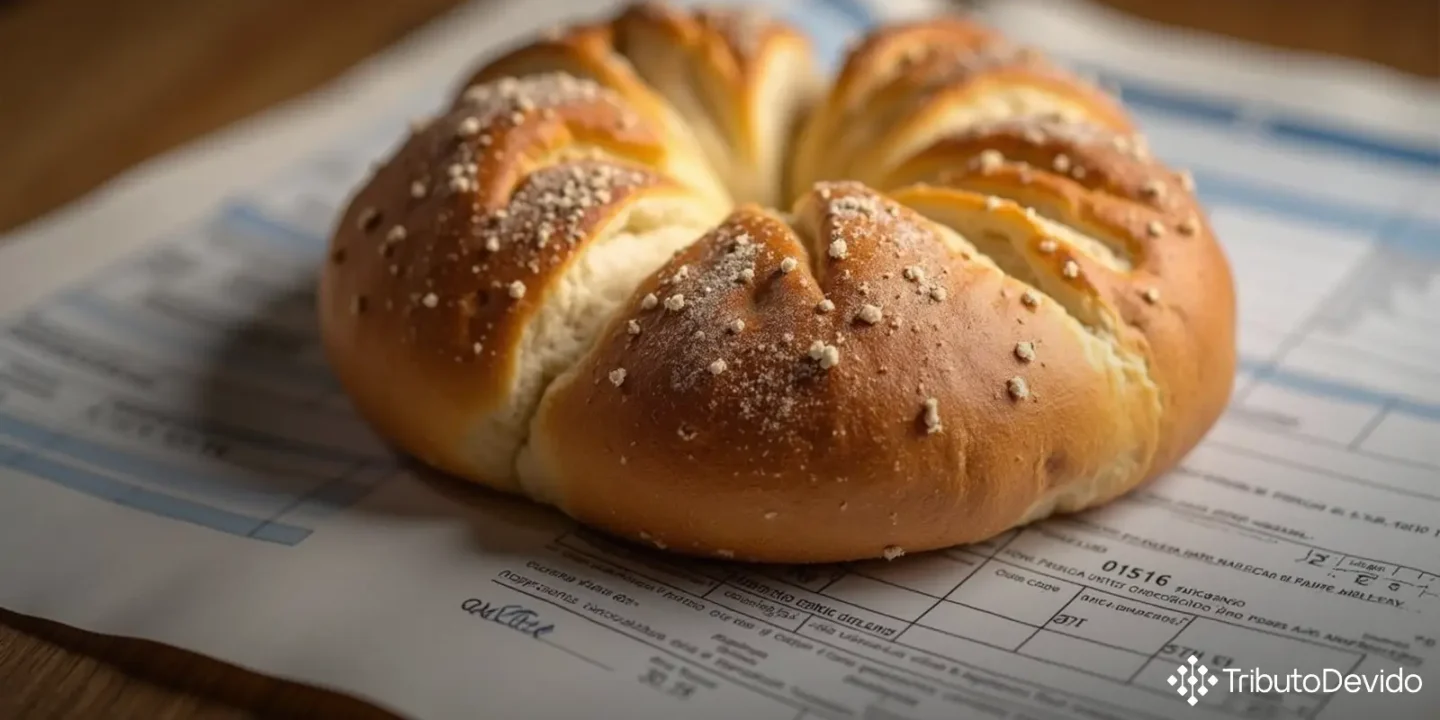 Nova classificação fiscal de pão ciabatta
