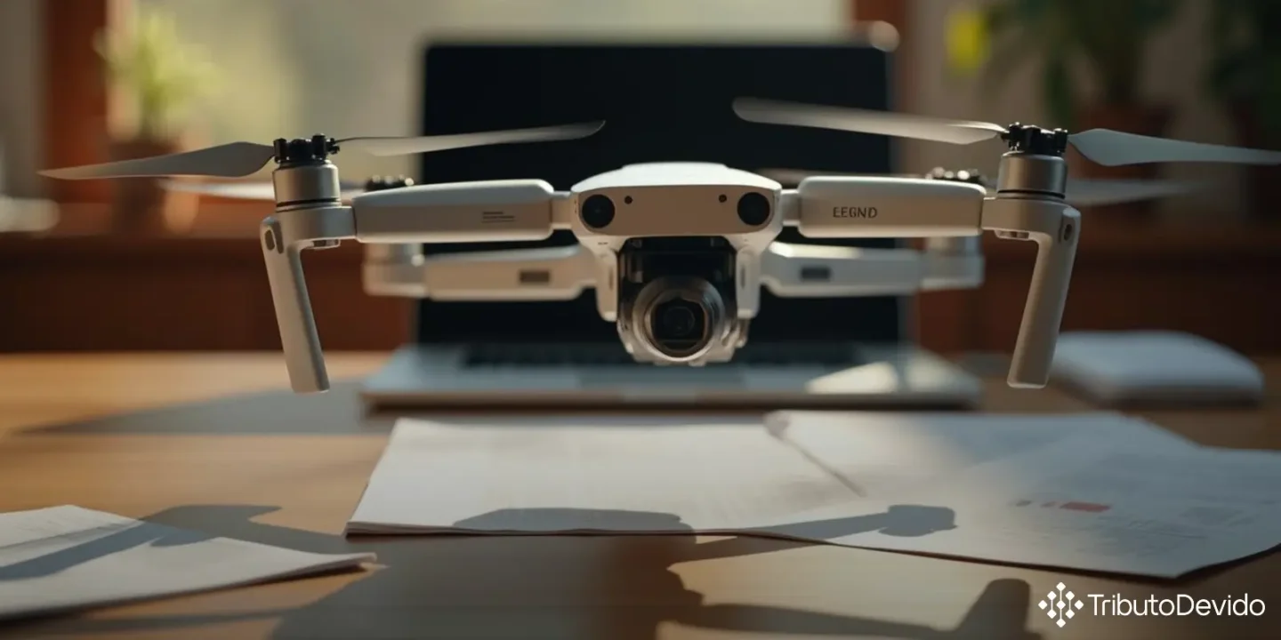 Classificação fiscal de drones com capacidade de voo programado
