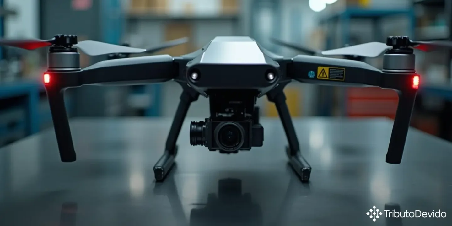 Classificação fiscal de drones com câmeras digitais