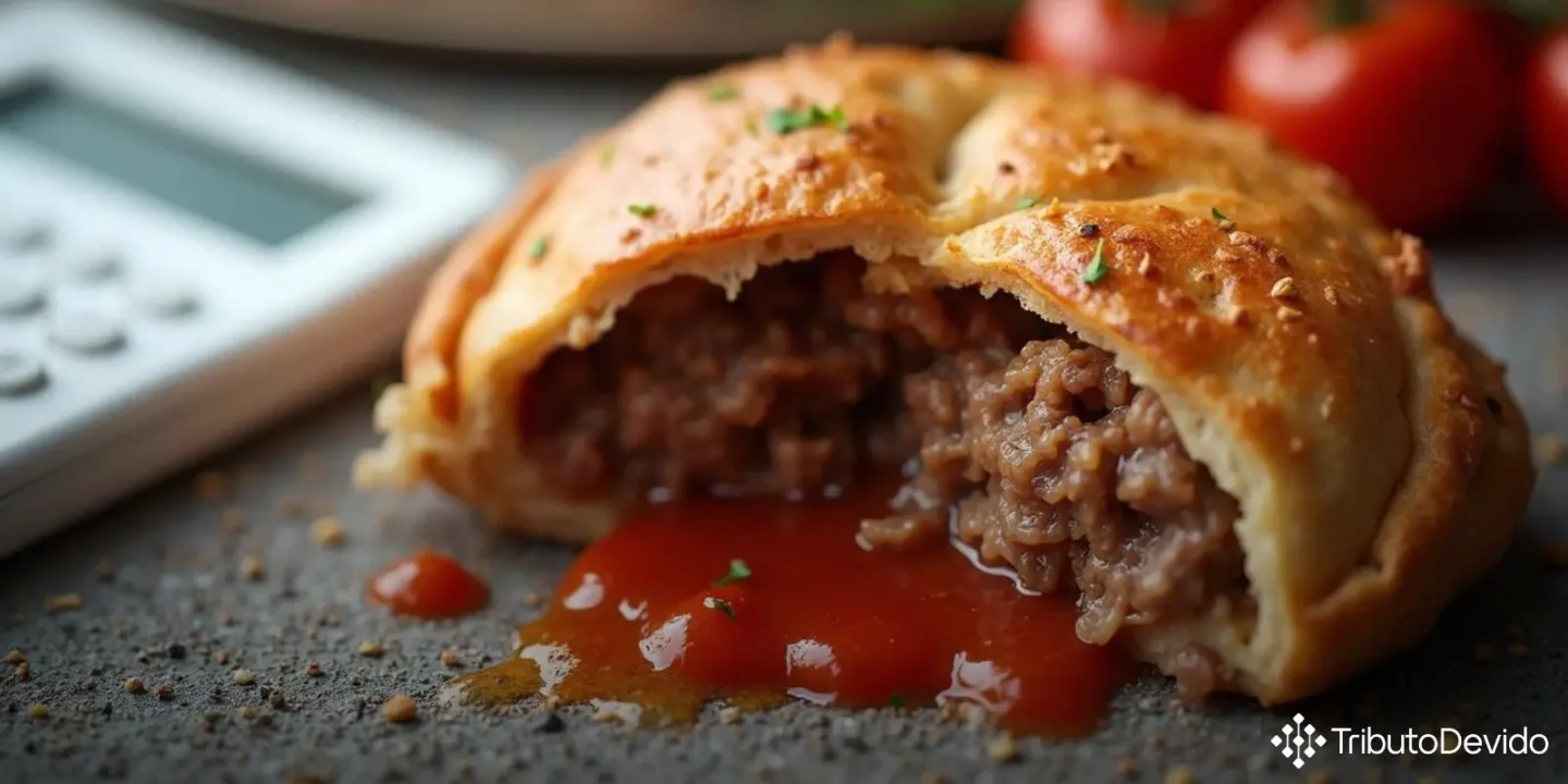 classificação fiscal de empanadas congeladas com recheio de carne bovina na NCM