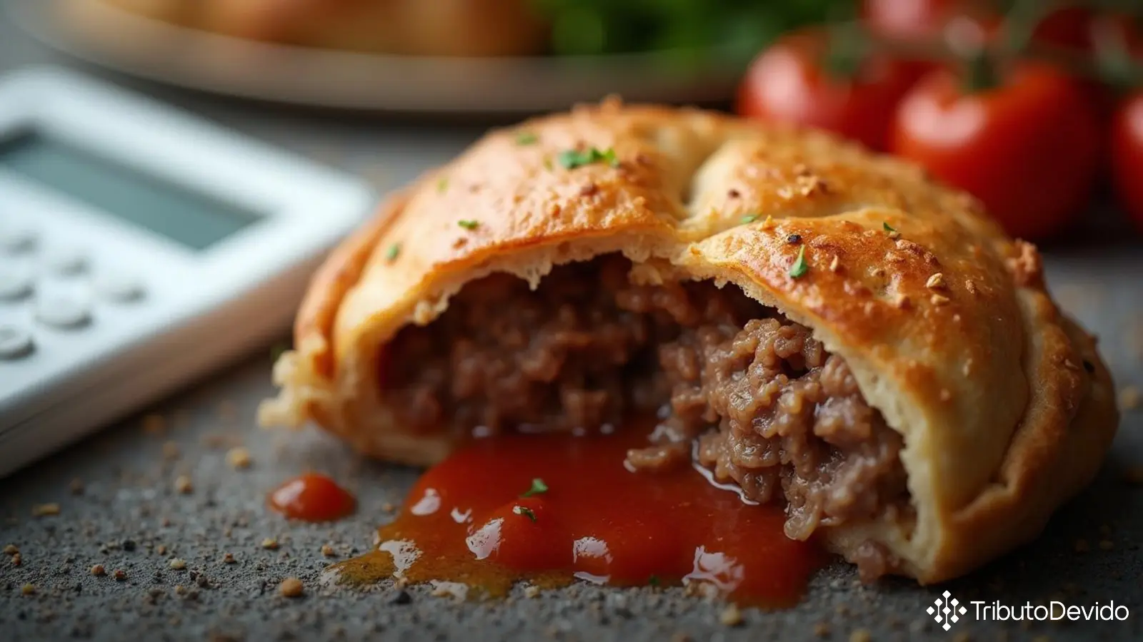 classificação fiscal de empanadas congeladas com recheio de carne bovina na NCM