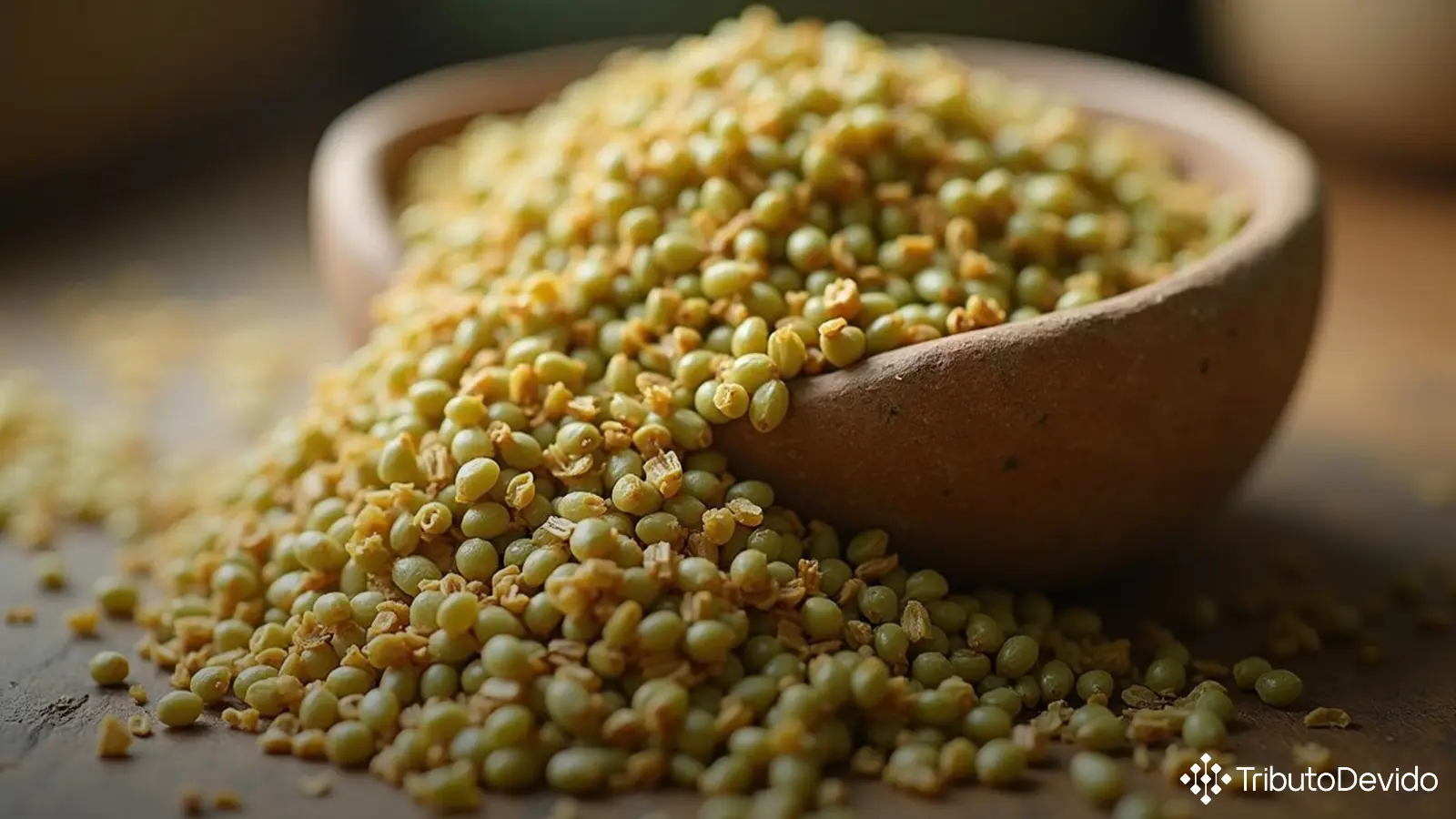 classificação fiscal de grãos de trigo verde torrados