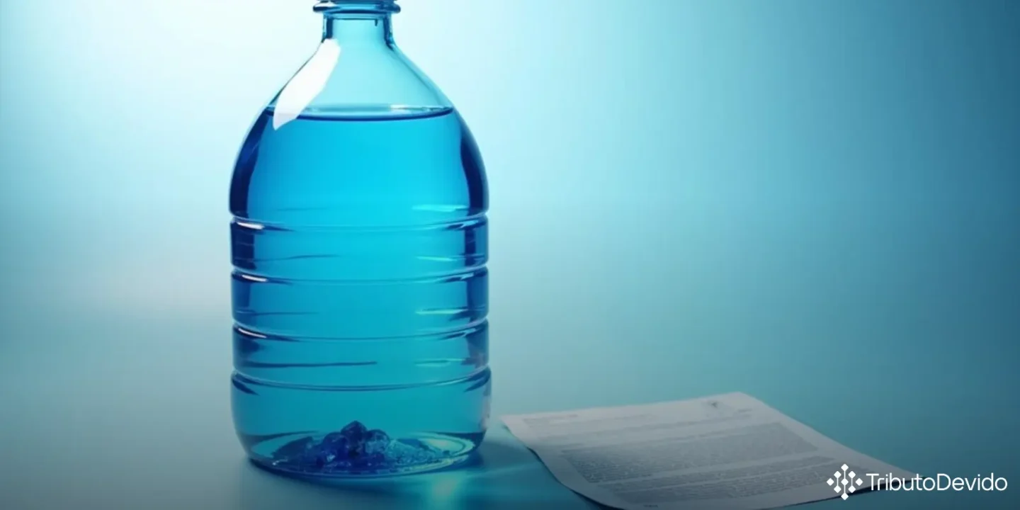 classificação fiscal de água mineral em galão de 20 litros na NCM