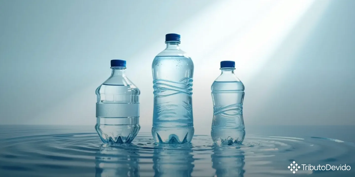 Tributação de água mineral natural