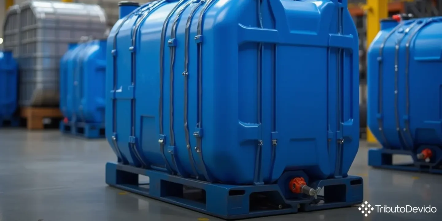 classificação fiscal de IBCs para transporte de líquidos