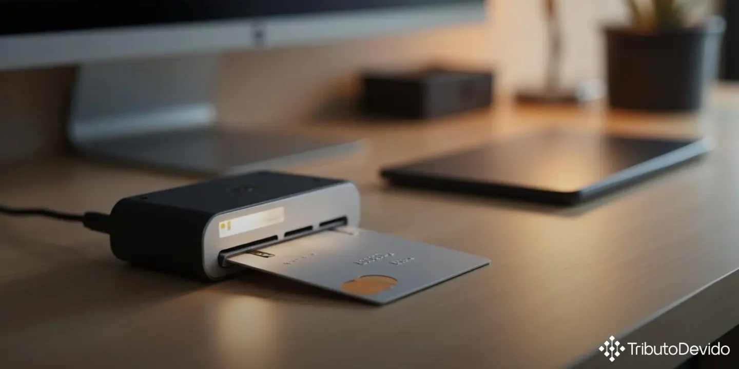 classificação fiscal de leitor de cartões de pagamento