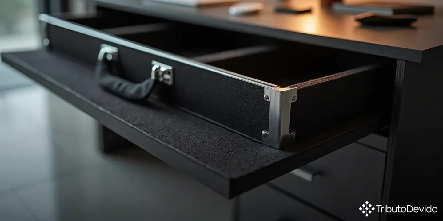 classificação fiscal de maleta com superfície exterior em alumínio