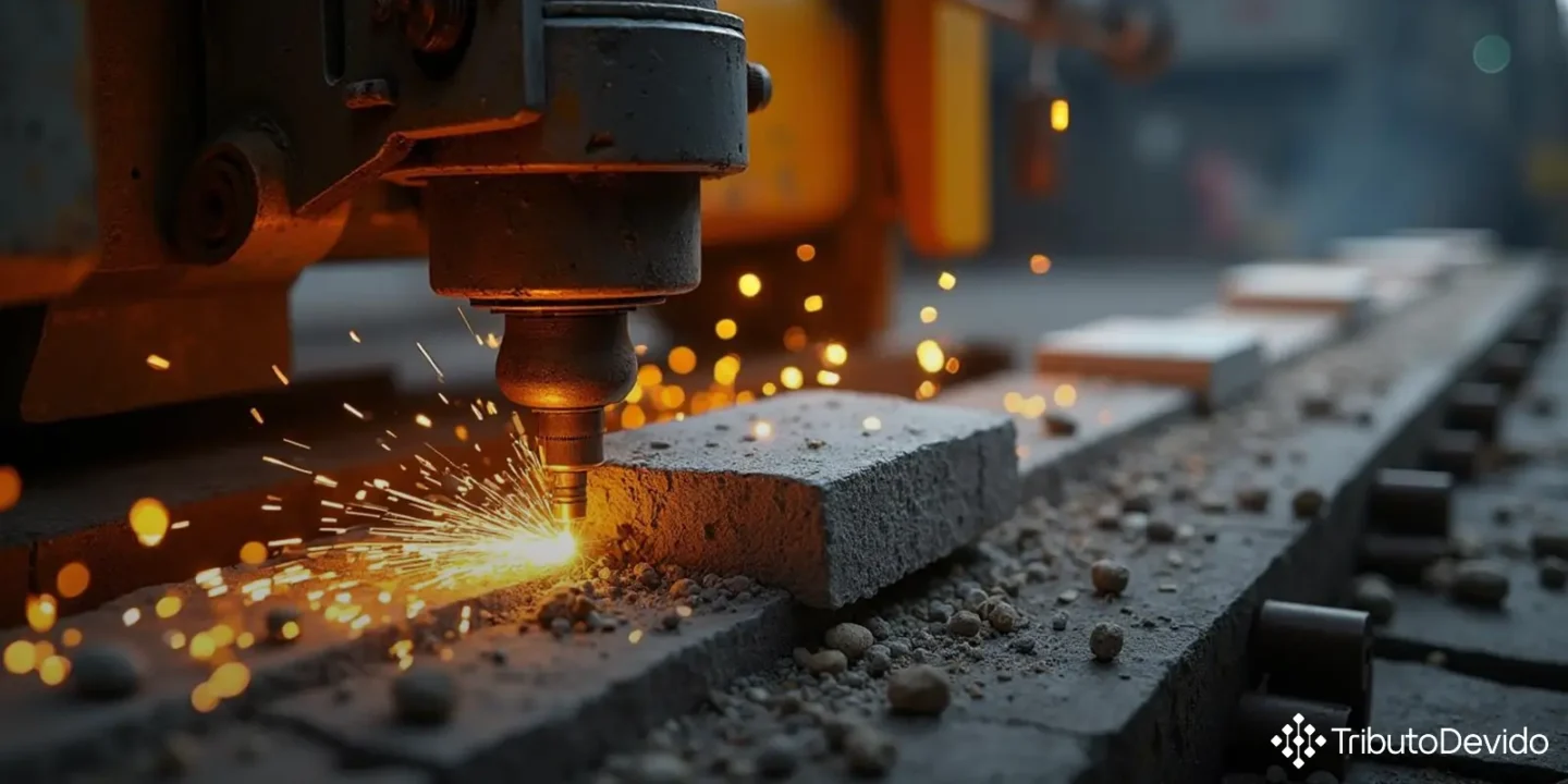 classificação fiscal de máquinas para cortar rochas em pedreiras