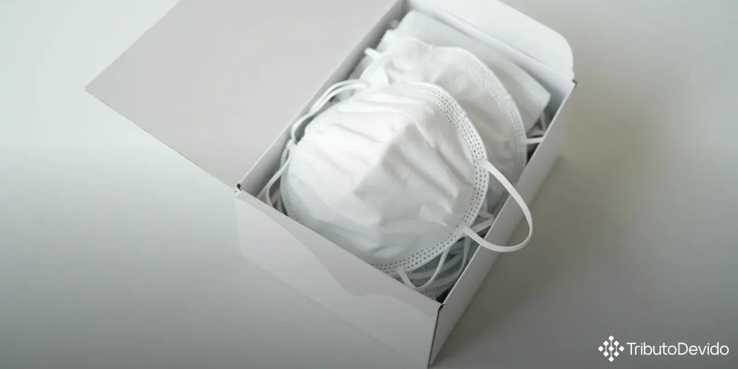 Classificação fiscal de máscaras de papel para proteção respiratória