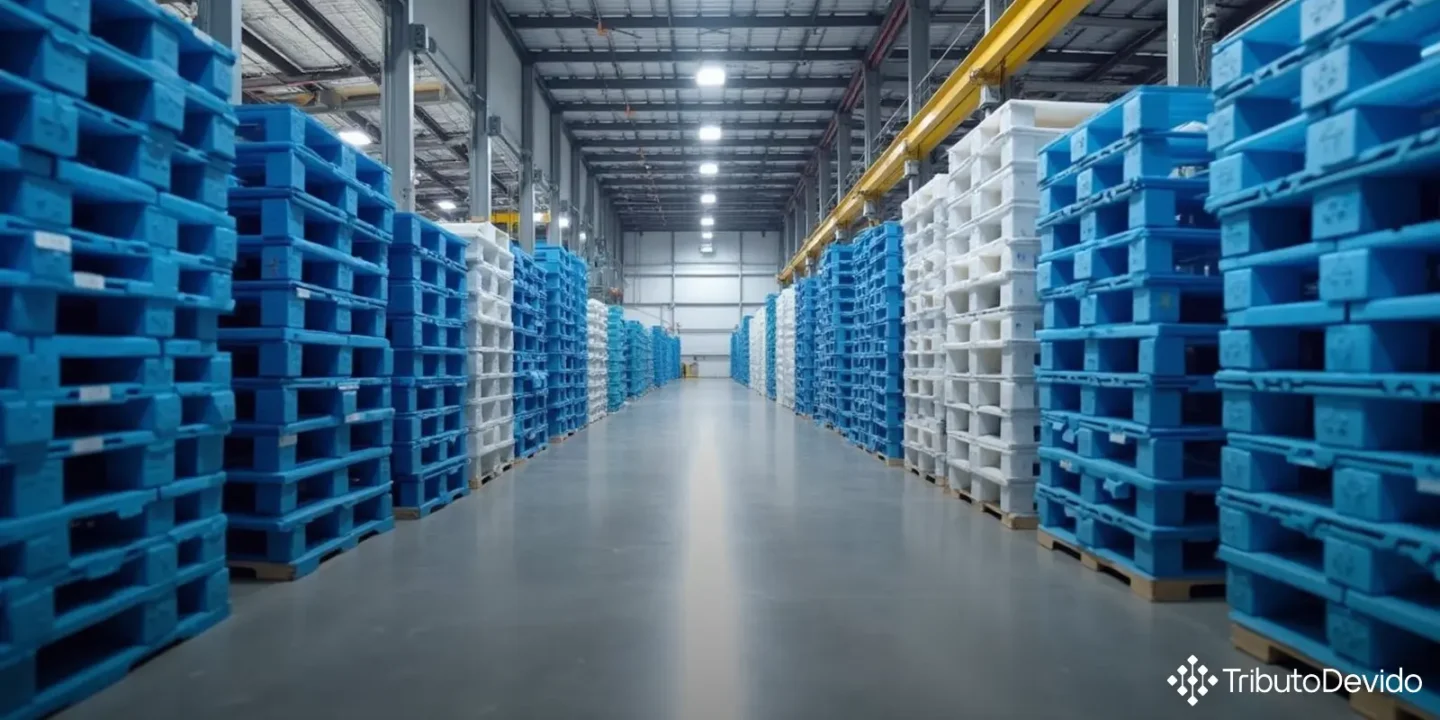 exportação temporária de paletes reutilizáveis