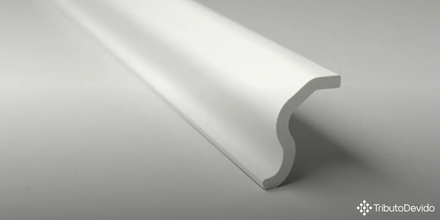 Classificação fiscal de perfil de plástico (XPS) para decoração