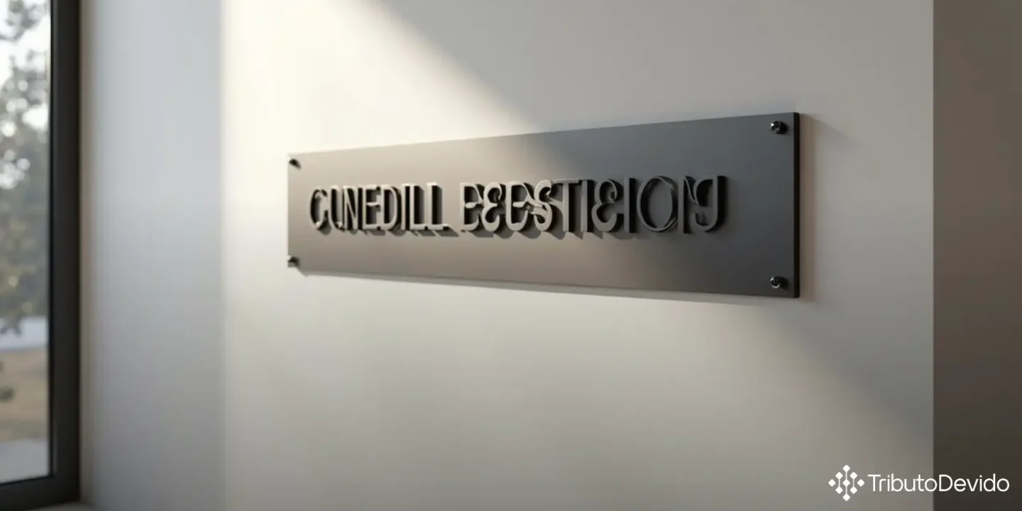 classificação fiscal de placas de identificação em plástico ABS com alto-relevo