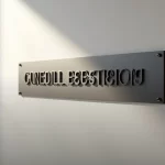 classificação fiscal de placas de identificação em plástico ABS com alto-relevo