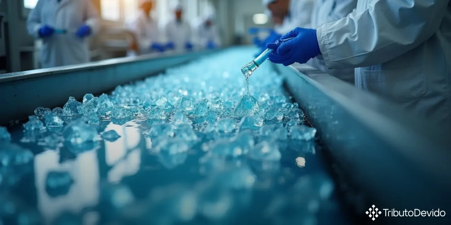 água mineral natural não tributada pelo IPI